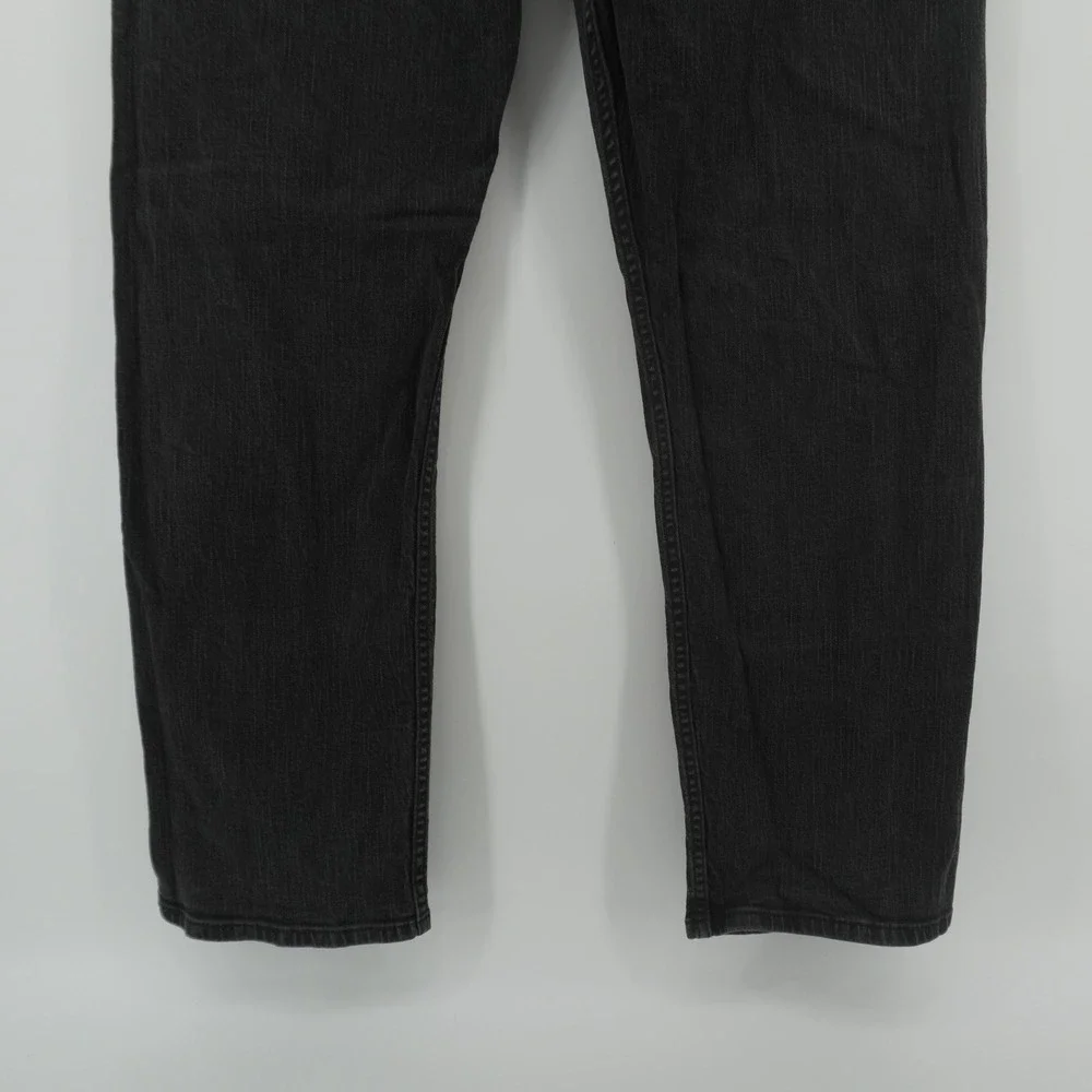 Levi's 569 Loose Straight Jeans Mens 40x32 Black Faded Denim Relaxed Fit
